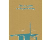 Eco Journal/Notebook screenprinted with Vancouver imagery - Pattern