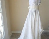 Hippie Boho Wedding Dress Romantic Shabby Chic Ethereal Bride Roses Garden Woodland Faerie Rustic Bohemian Beach Bridal Gown