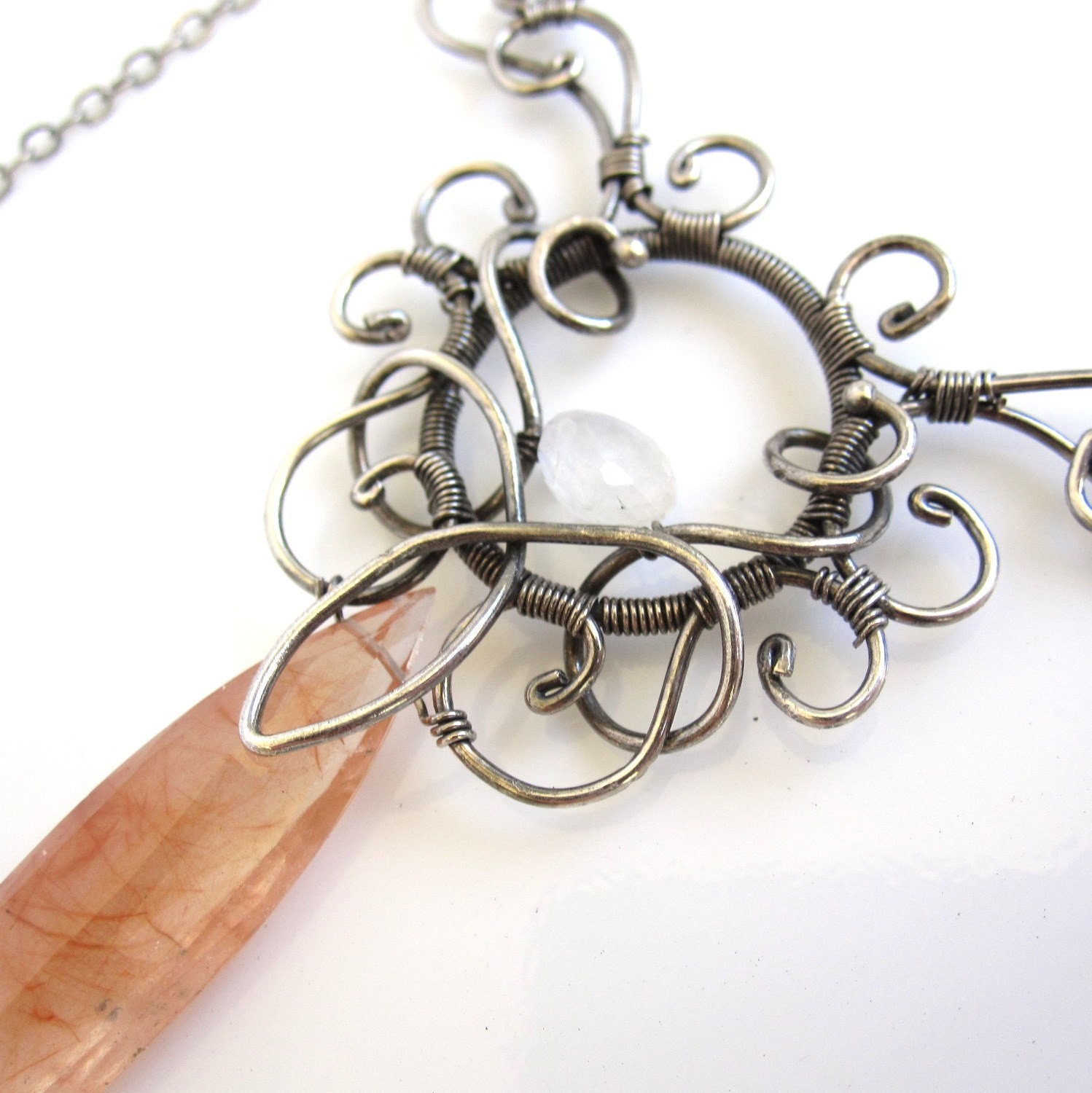 Peaches and Cream Necklace