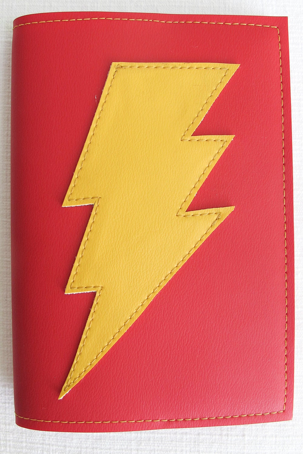 Medium Red Lighting Composition Vinyl Notebook