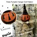 Hanging Pumpkin Doll Pattern Instant PDF Download Primitive Sewing Fabric Cloth