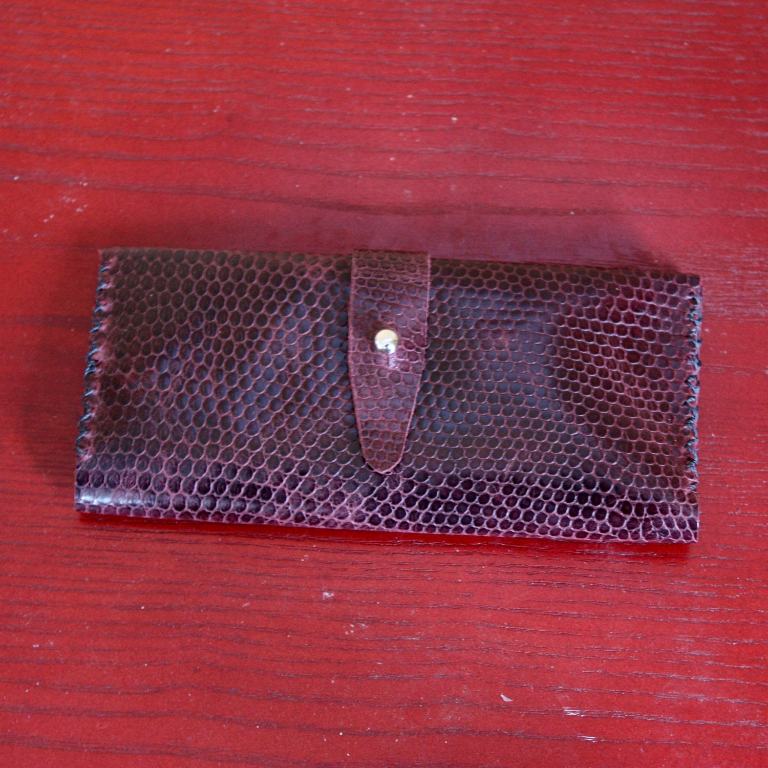 Purple Lizard Leather Women's Wallet