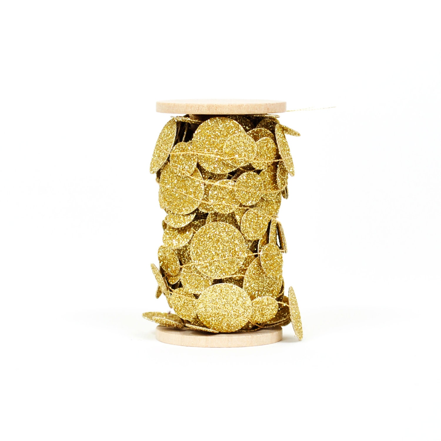 Glitter Confetti Garland in Gold