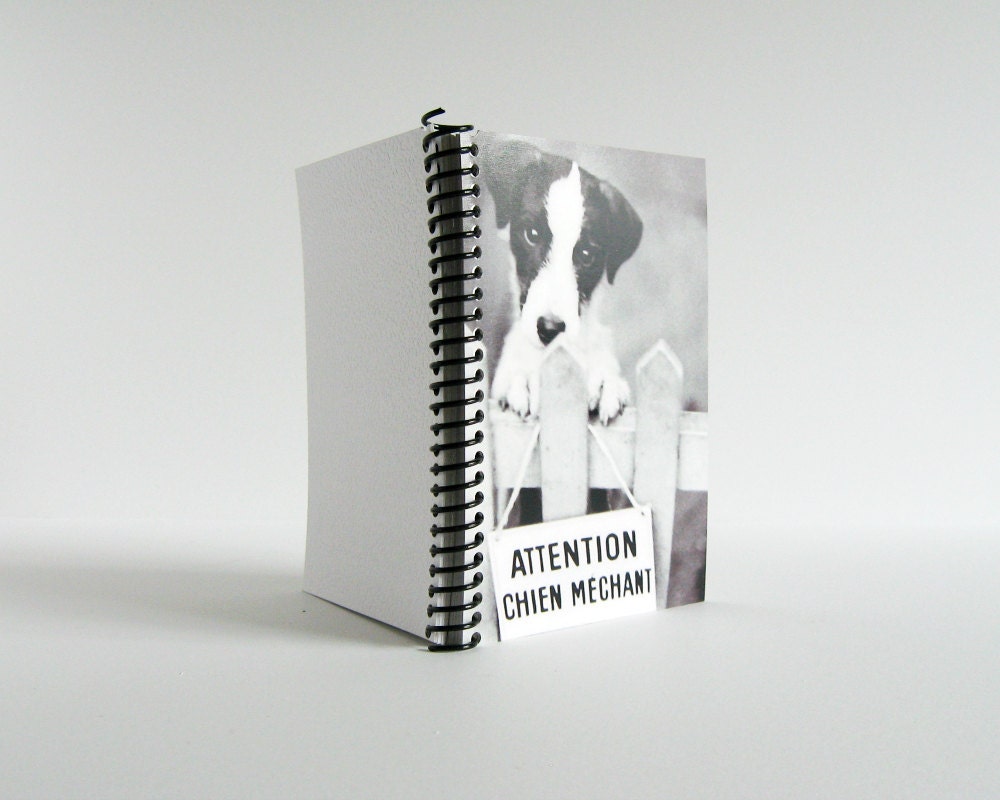Beware of Dog - Notebook Spiral Bound - 4 x 6 in