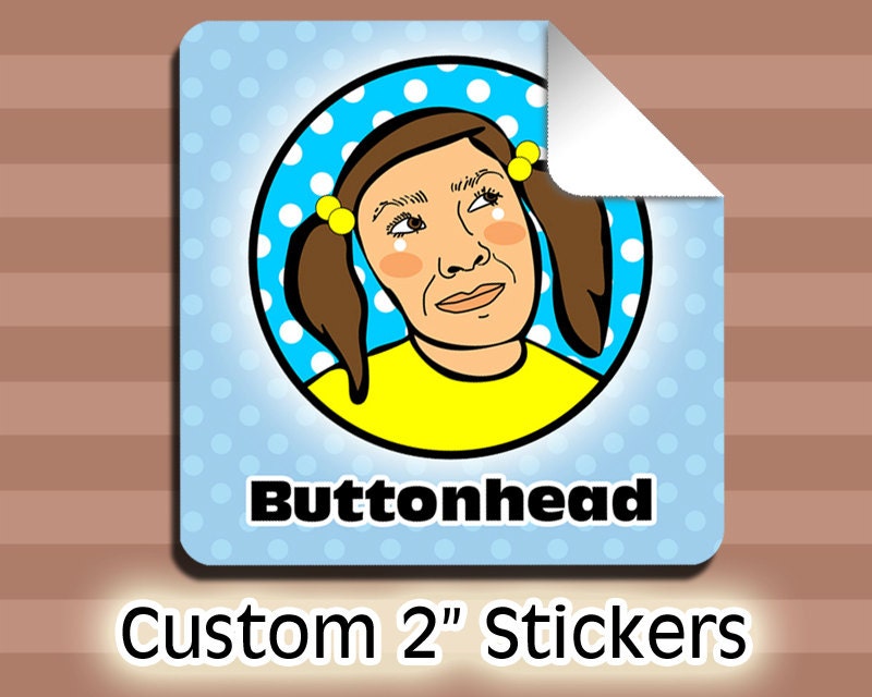 25 Custom Sticker Labels 2x2 Inch Square Glossy