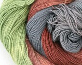 Hand Dyed Angora Silk Laceweight Yarn 435yds 50g Joad Farm