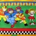 All Stars Sports Cotton Fabric 1/2 yard plus units  - Sewing Quilting Destash Basketball Football, Soccer Baseball Cheerleader Moda Kidstuff
