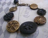 Vintage Button Bracelet