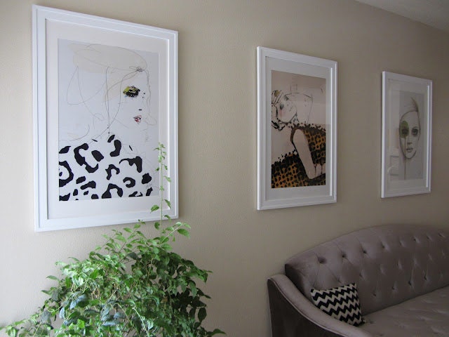 Draw the Line - Fashion Illustration Art Print