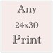 Print of your choice 24x30