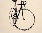 Bicycle Art - Track Bike - Little Print