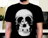 Mens Poly-Cotton Tshirt feat. Life in Death print - Available in 4 Colors