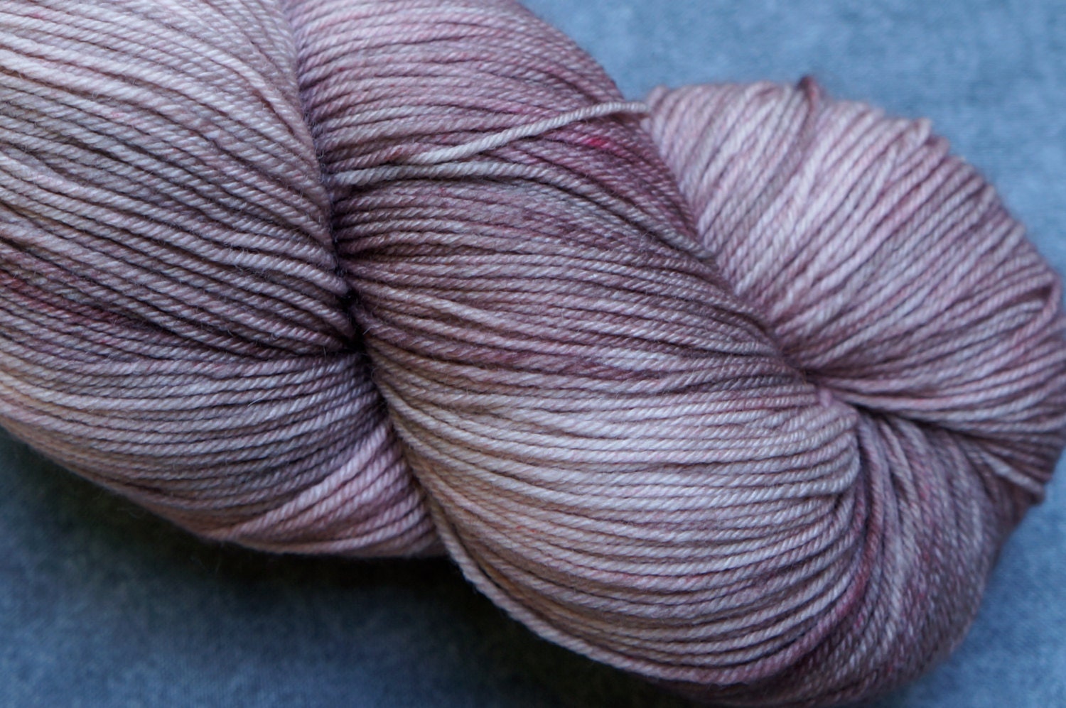 Hand Dyed Sock Yarn - SW Merino/Nylon - 463 yards - Dusk