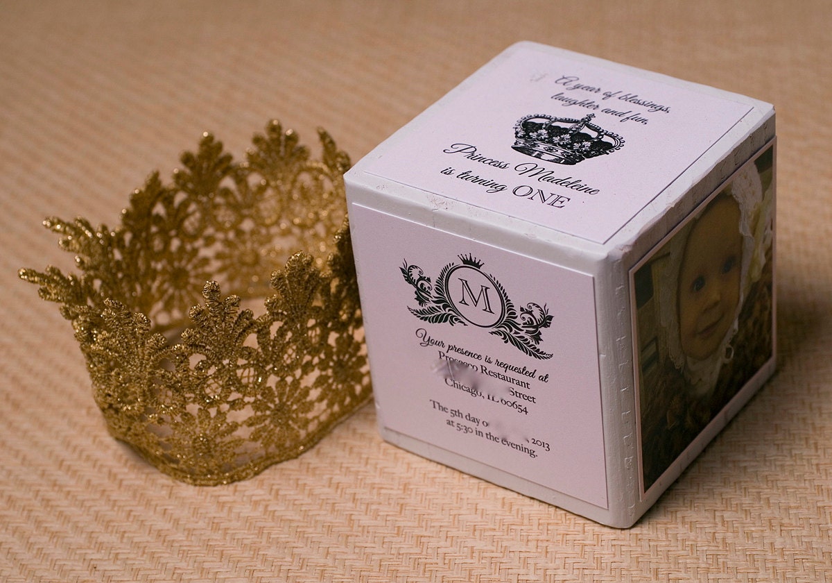 My Golden Princess Luxury Invitation