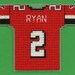 Matt Ryan : Atlanta Falcons - Finished Cross Stitched Mini Football Jersey on Plastic Canvas (Small)