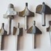 Vintage - Reclaimed Vintage - High Speed - Steel- Router Bits -  w 1/4"  Shanks