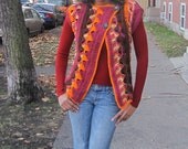 Ecclectic Trapeze Sweater - Ready to Wear- Autumn Harvest