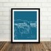 Personalized Wedding Gift : Custom Wedding Location and City Skyline Print - 8x10 / Niagara Falls - Any City or Landmark Available