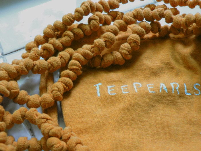 Butterscotch Long String of TeePearls