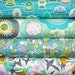 La Dee Da Pixie Flowers  by Erin McMorris Free Spirit Designer Fabric, 1/2  yard each, 2 yards, Sale