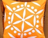 Moroccan Mandala Applique Pillow Cover--16 x 16