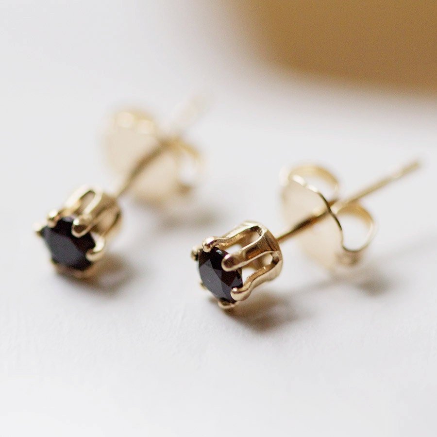 nova - tiny gold stud earrings by elephantine