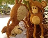 INSTANT DOWNLOAD -  Max, the Little Monkey - Pattern (PDF)