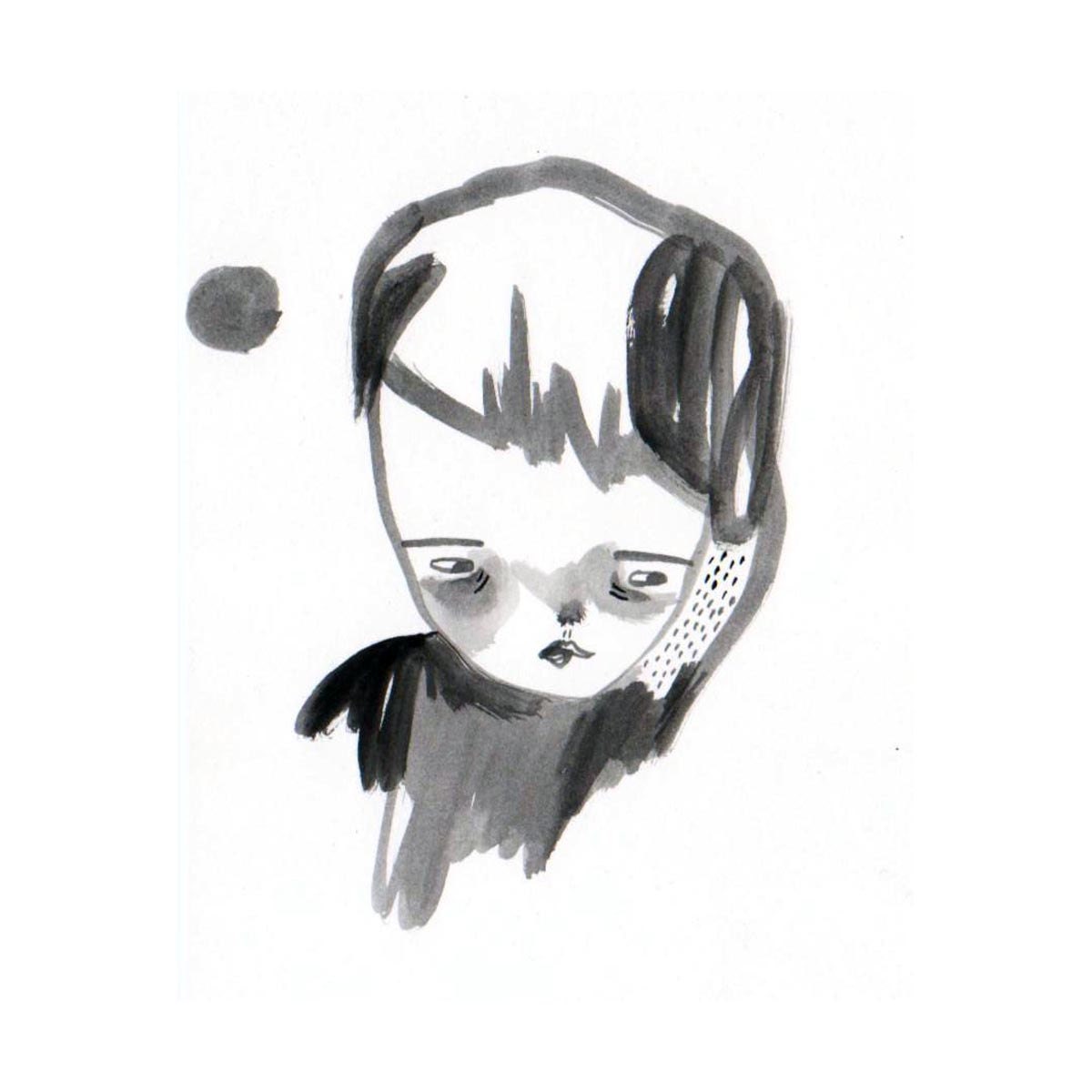 original drawing- she left behind