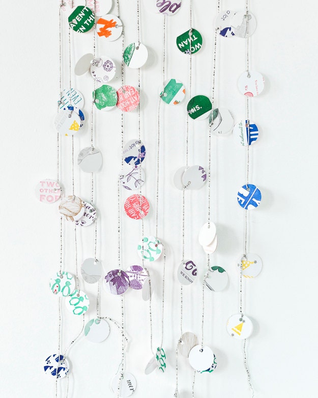 Letterpress Garland Kit. Set of 3.