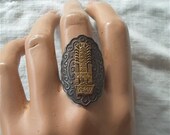 Vintage Peruvian Sterling Ring, Ornate, Vintage silver ring, Peruvian Jewelry, Vintage  Jewelry, Vintage Peruvian Ring, Peruvian Silver