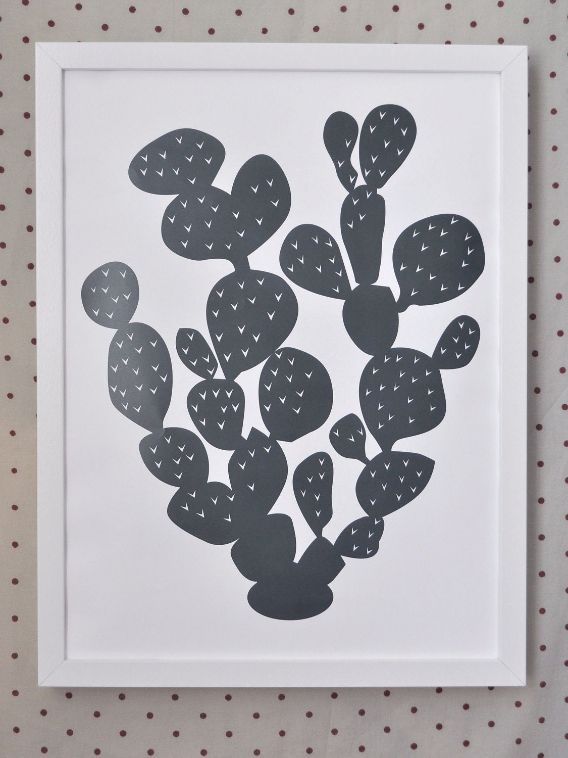 Paddle Cactus Print