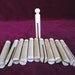 12 Round Clothes Pins for Doll Making, Unfinished Hardwood
