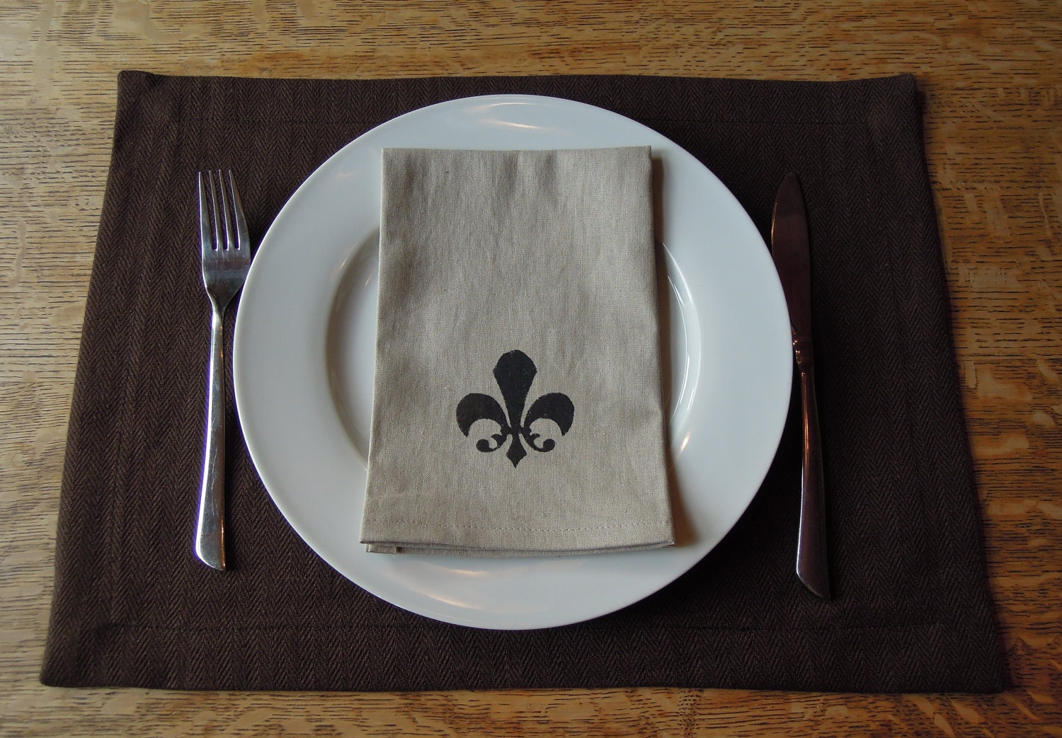 French Rustic Napkins, Table Linens, Linen, Cotton, 2