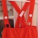 Red Jersey Overalls 9-12 Months