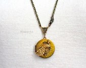 Vintage Peacock Locket