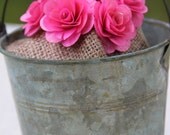 Rustic Birch Bark Flower Centerpiece