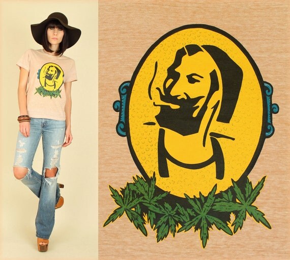 ViNtAgE 60's 70's ZIG ZAG Man Super Soft by hellhoundvintage