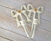 Shabby Chic Candle Holder Victorian Christmas Vintage Sconce Wall Decor French Cottage Home
