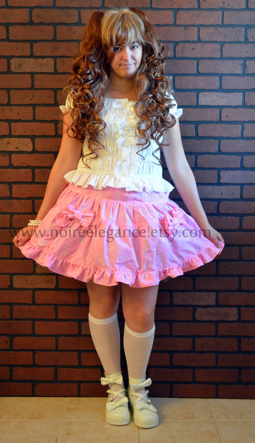 Simply Elegant Lolita skirt Pink version (old model short)