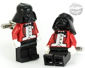 Star Wars Darth Vader Wedding Cufflinks :) made with LEGO bricks
