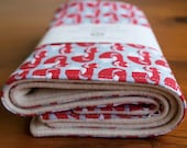 Organic Burp Cloths Set of Two, FOXY TOO