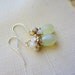 Gorgeous amazonite briolette earrings on sterling silver hooks