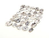 Ceramic Beads 30 Antique White Tiny Rustic Wedding Charms