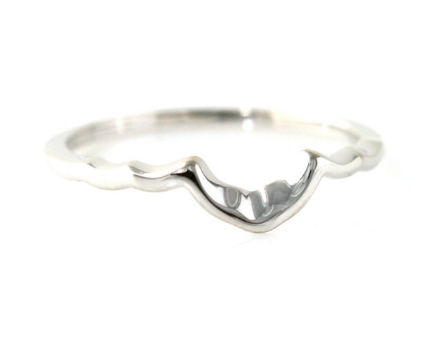 14K Matching Wedding Band for Asscher Morganite Diamond Engagement Ring