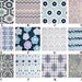 Custom Berries Lilac Navy & Tiffany Blue 3-Piece Complete Boutique Crib Bedding Set made with Designer Fabrics