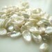 6-7mm Natural Ivory and Silvered Ivory Keishi Freshwater Pearl Parcel of Twenty Item No. 7704