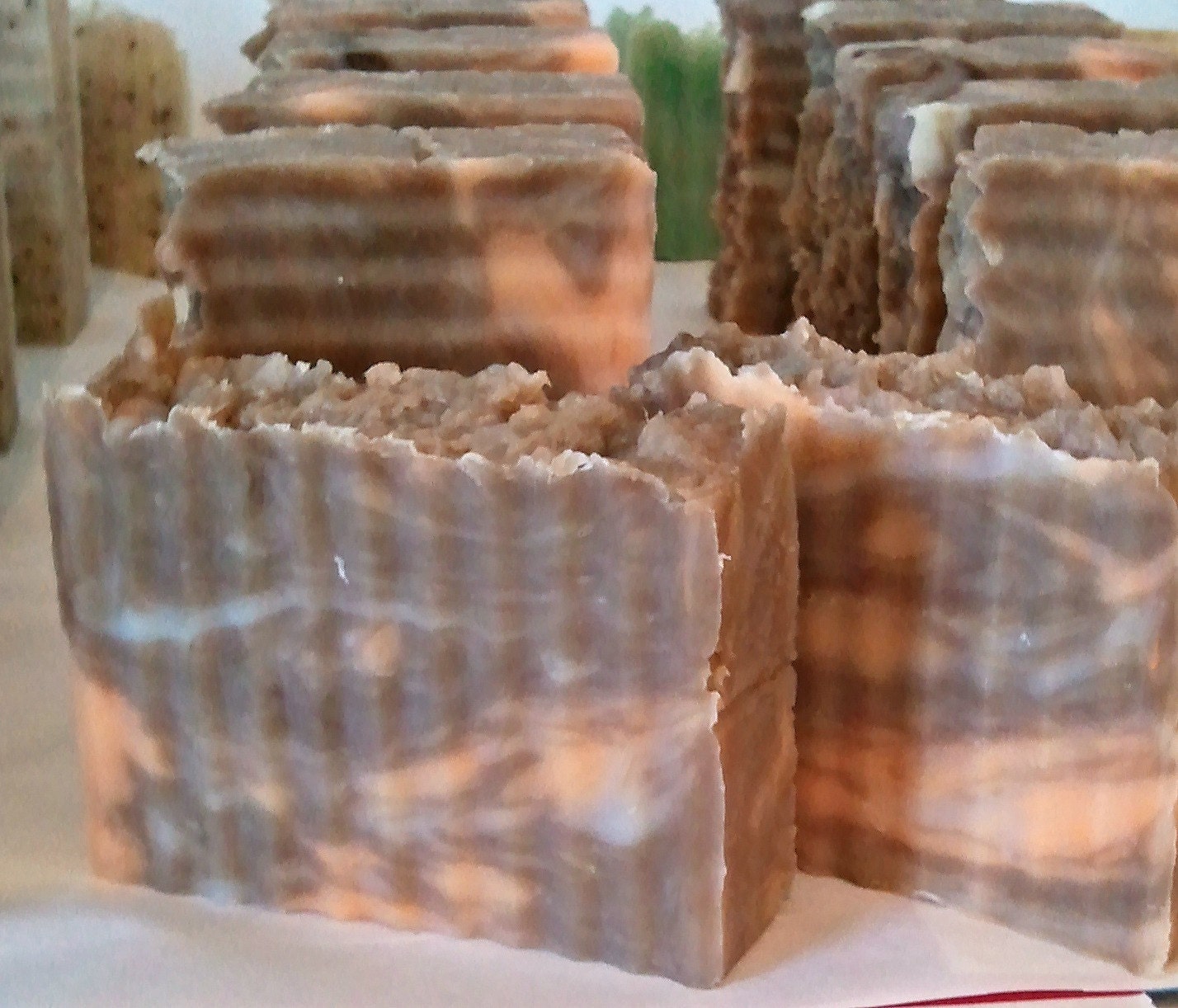 Crushed Handmade Soap Shea Butter Hot Process Bar
