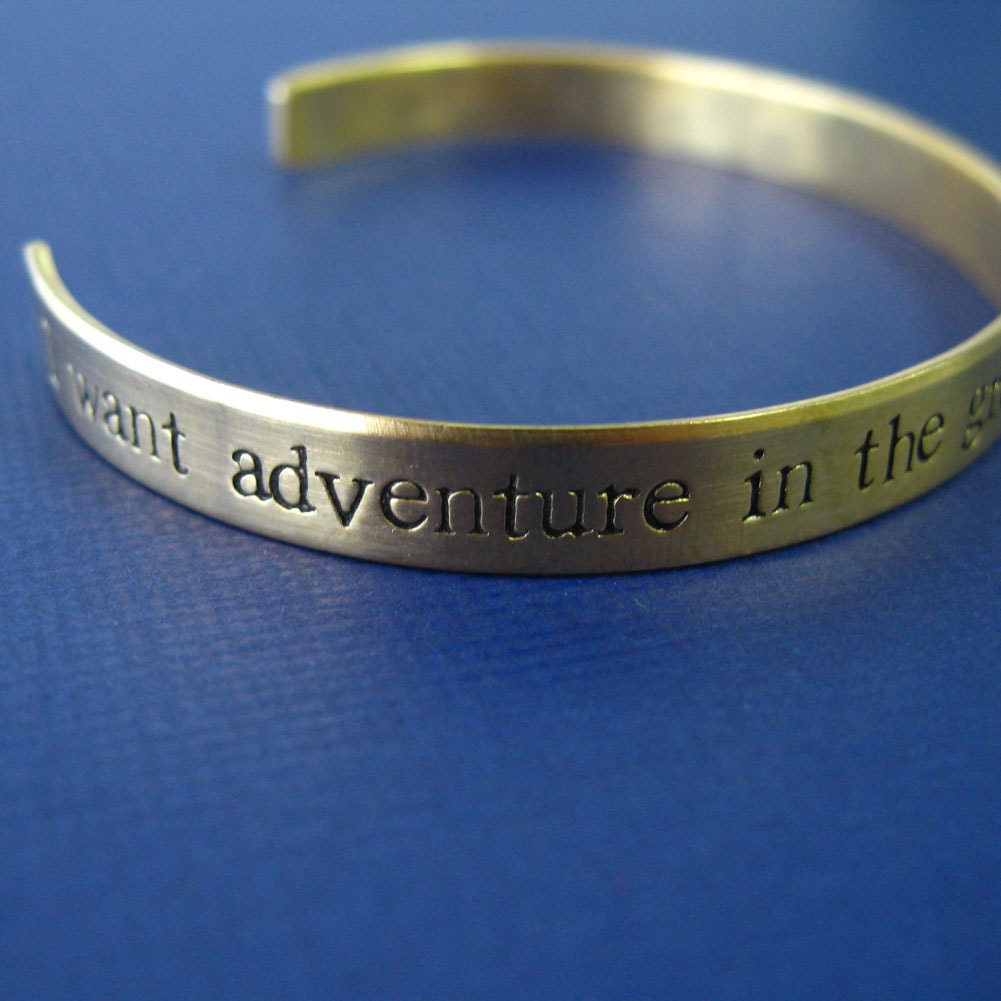 Belle Bracelet - Beauty and the Beast - I want adventure in the great wide somewhere