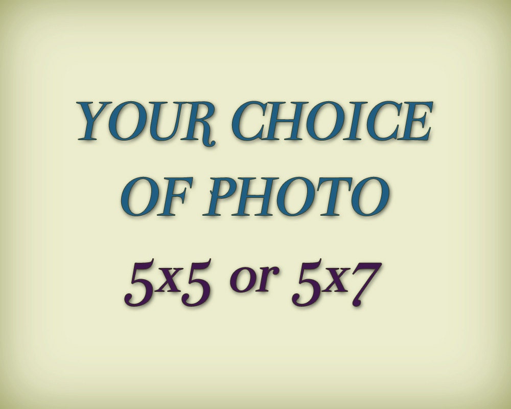 Giclee Print 5x5 or 5x7 custom size giclee art print small print you choose customized