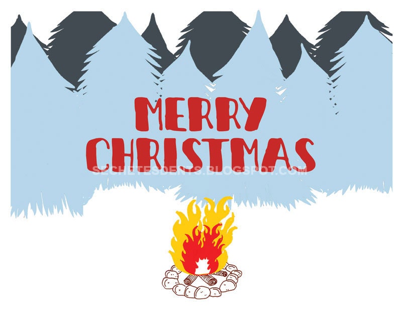 Christmas card, Holiday Greeting Card, Funny Christmas card, Blank card - Merry Christmas